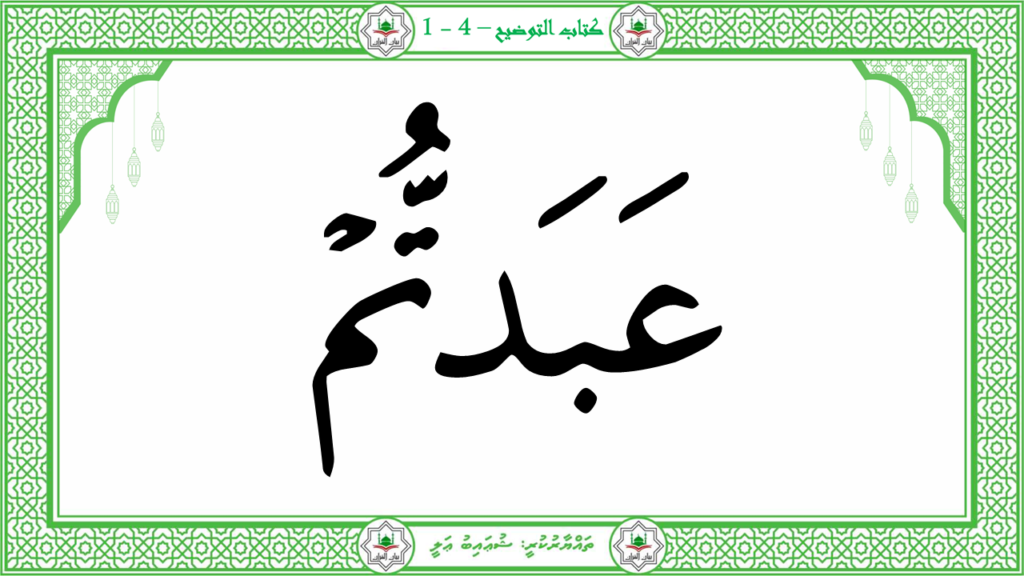 6- سورة الكافرون - 22