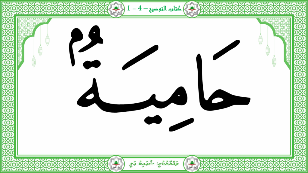 14 – سورة القارعة - 43