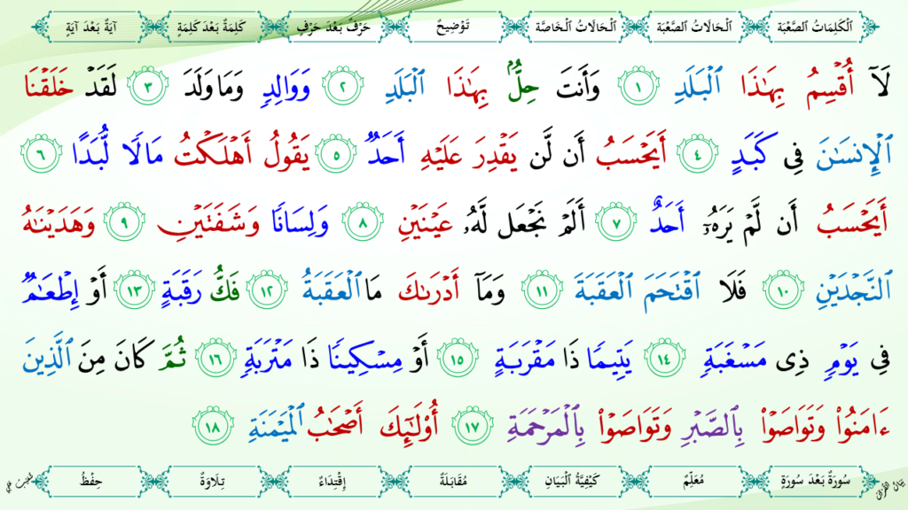 24 – سورة البلد - 8