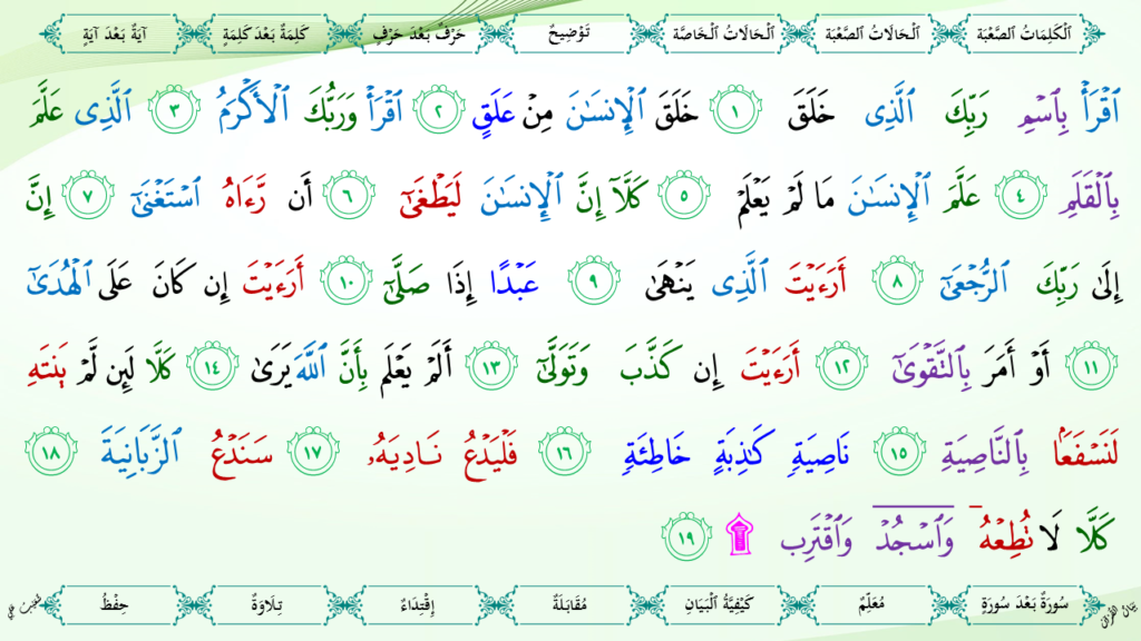 30 – سورة العلق - 8