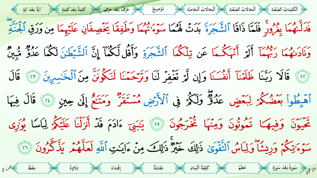 7- سورة الأعراف - 11