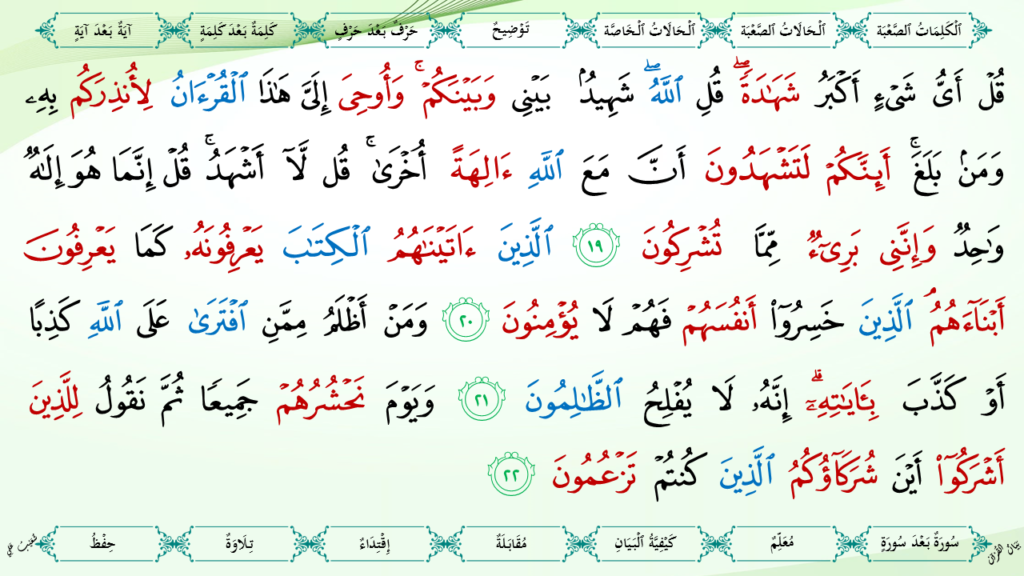 6- سورة الأنعام - 12
