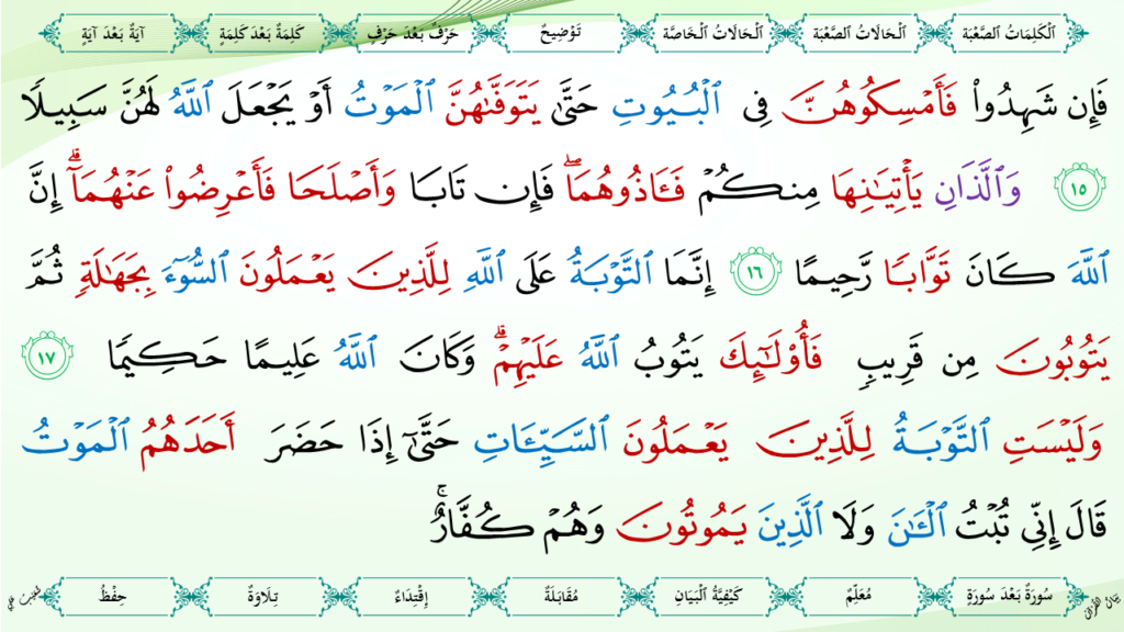 4 – سورة النّساء - 14