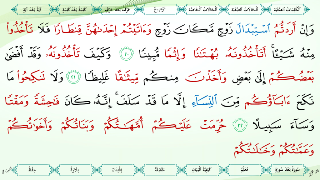 4 – سورة النّساء - 16