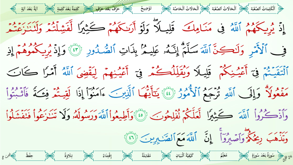 8- سورة الأنفال - 18