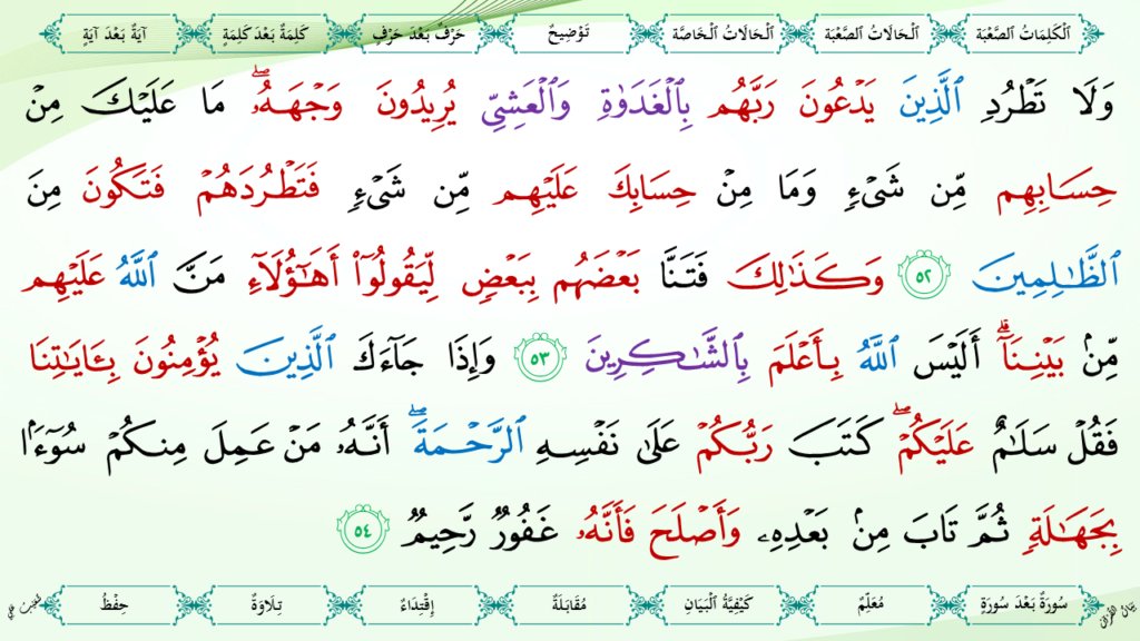 6- سورة الأنعام - 19