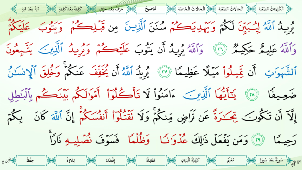 4 – سورة النّساء - 20