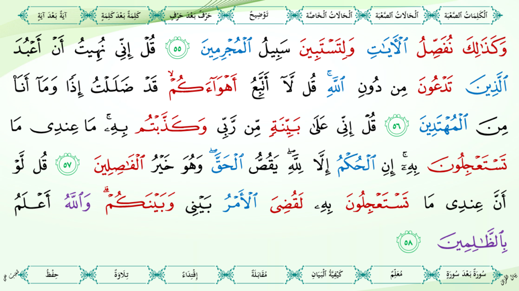 6- سورة الأنعام - 20