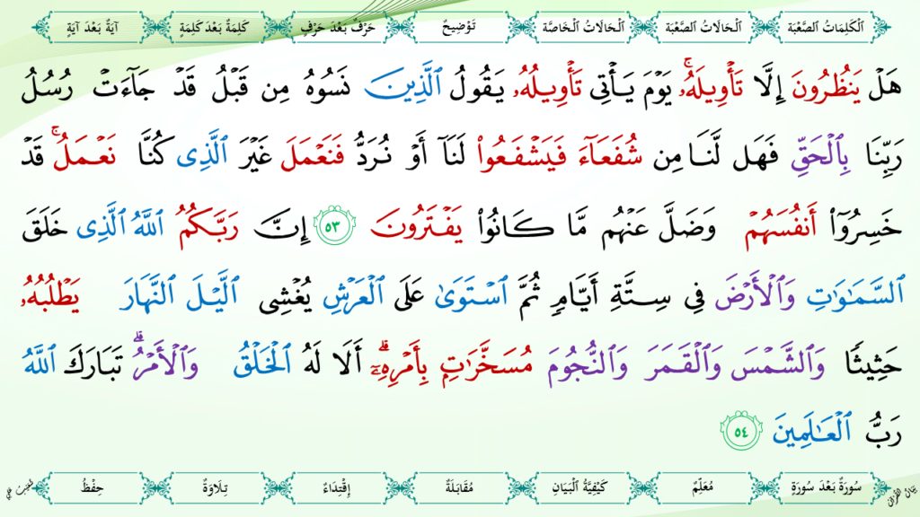7- سورة الأعراف - 20