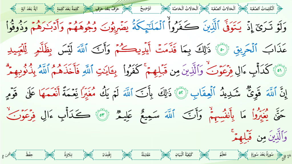 8- سورة الأنفال - 20