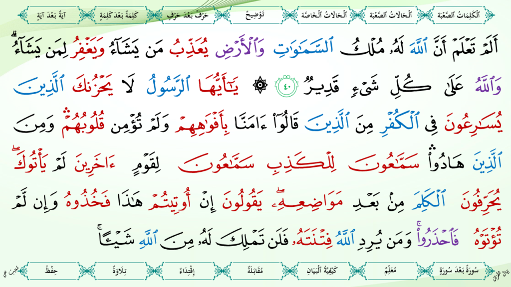 5- سورة المائدة - 23