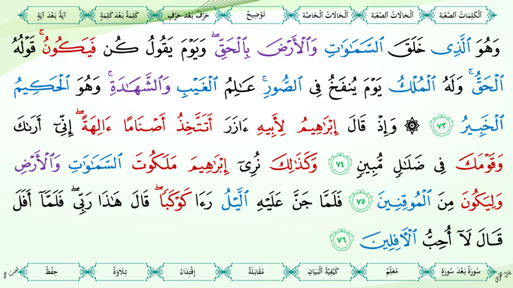 6- سورة الأنعام - 25