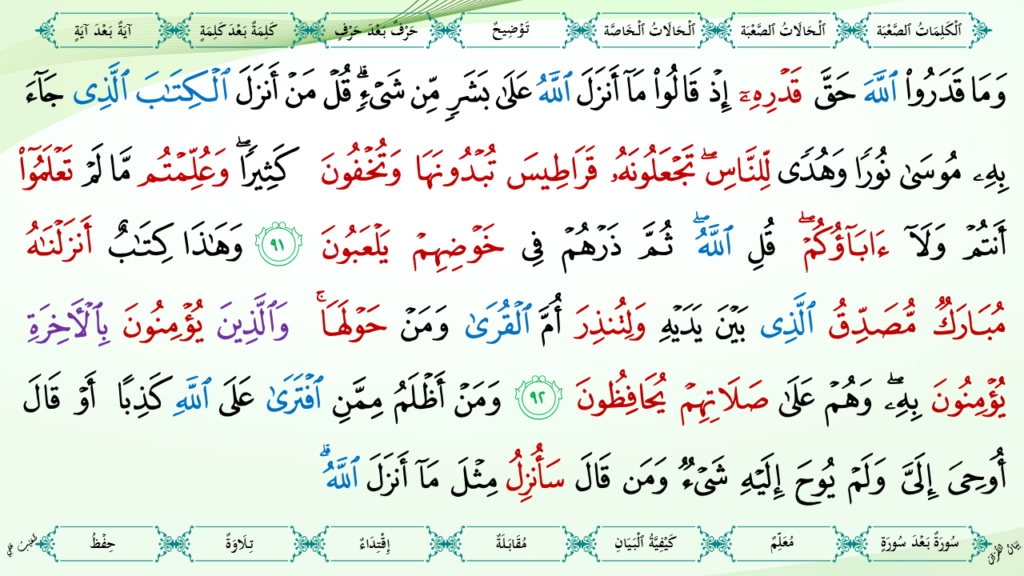 6- سورة الأنعام - 29