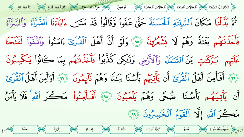7- سورة الأعراف - 31