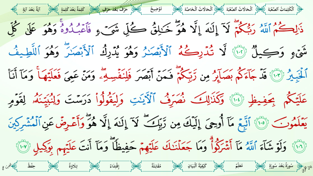 6- سورة الأنعام - 33