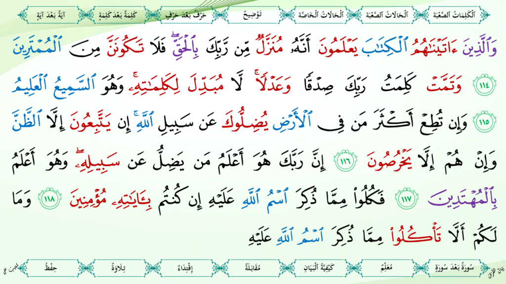 6- سورة الأنعام - 36