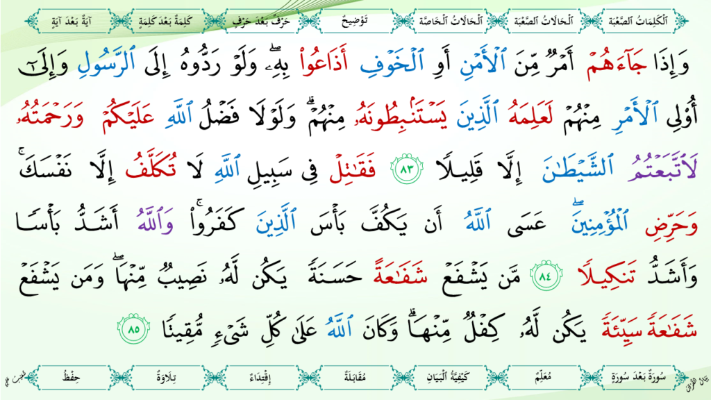 4 – سورة النّساء - 37