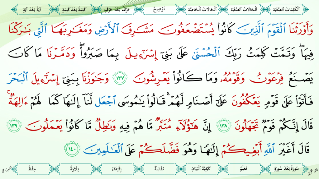 7- سورة الأعراف - 38