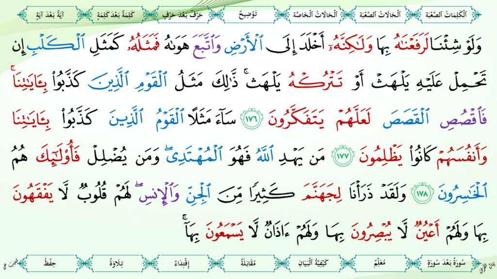 7- سورة الأعراف - 51