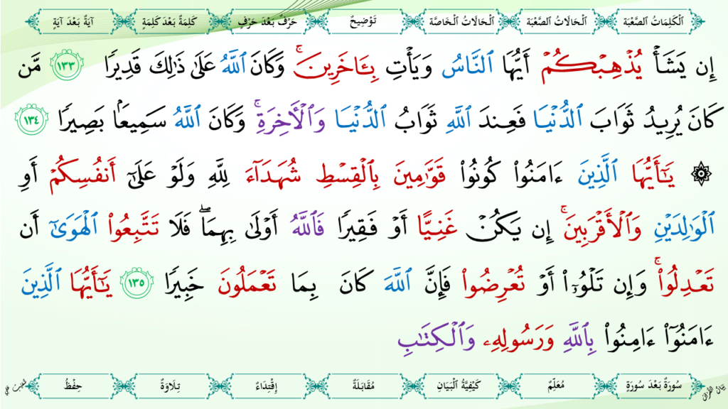 4 – سورة النّساء - 53